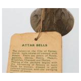 Set of 5 Vintage Sarna Brass Bells