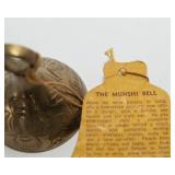 Set of 5 Vintage Sarna Brass Bells