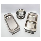 Variety of MCM Metal Serving Trays
