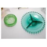 Variety of Colored Glassware