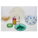 Variety of Colored Glassware