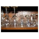 Whole Shelf of Glassware