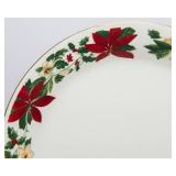 Gibson Poinsettia Holiday China Set – 24 Pieces