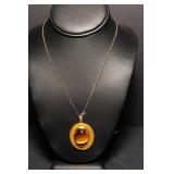 Two Large Pendant Necklaces