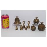 Variety of Vintage Brass Bells