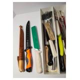 Variety of Kitchen Knives