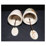 Ceramic Bird Hanging Wind Chimes - Cardinal and Qual