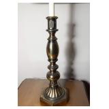 Set of 2 Large Vintage Brass Lamps