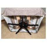 Gray Swivel Rocking Chair