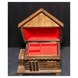Cabin Jewelry Box and Brooch Collection