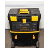 Rolling Mastercraft Tool Case with Contents