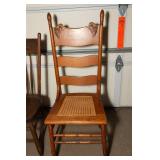 Set of Four Vintage Wooden Chairs