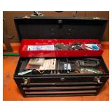 Craftsman Toolbox with Miscellaneous Tools