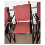Red Lightweight Patio Chairs