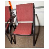 Red Lightweight Patio Chairs