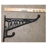 Large Antique James Co. Cast Iron Bridle Hook