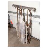 Vintage Toboggan Sled