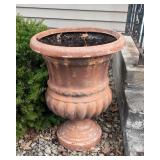 Set of Two Outdoor Resin Flower Pots