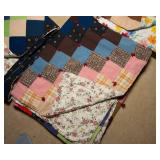 Colorful Handmade Quilts - Set of Three