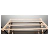 Set of 2 Drying Racks – Metal & Wooden