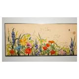 Floral Embroidery Wall Art