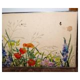 Floral Embroidery Wall Art