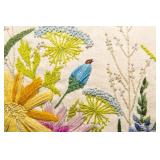Floral Embroidery Wall Art