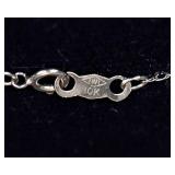 10K White Gold & Purple Stone Jewelry Set – Necklace, Ring & Earrings