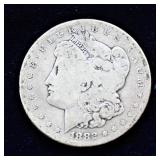 Two Antique Silver Dollar Coins – 1882-S & 1921