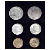 Vintage Dollar & Half Dollar Coin Lot