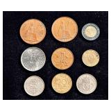 Variety of Foreign Coins