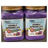 Box W - Wilton & Dazzjoy Sprinkles Assortment for Cake (Lot of 7)