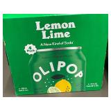 BP - OLIPOP Lemon Lime Soda - 12 Fl Oz Cans - 4-Pack (Lot of 2)