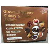 Box R - Ginseng Treasure Kidney Tea with Shilajit - 2 Boxes (15 Tea Bags & 15 Shilajit Sticks per Box)