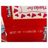 Box S - Dum Dums 50 Pops Valentine Exchange Boxes (Lot of 3)