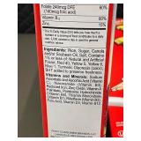 Display - Post Fruity Pebbles Cereal 11 oz Boxes (Lot of 4)