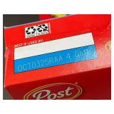 Display - Post Fruity Pebbles Cereal 11 oz Boxes (Lot of 4)
