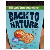 AL 4 - Back to Nature Stoneground Wheat Crackers 6-Pack - 5 oz Each