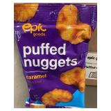 IN 5 - Epic Goods Puffed Nuggets Caramel 3 oz EG022C Case Pack 12