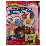Box W - SpongeBob SquarePants Krabby Patties Heart-Shaped Gummy Candy - 2-Pack, 7 oz Each