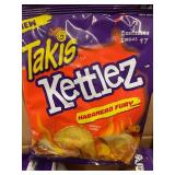TX 4 - Takis Kettlez Habanero Fury 2.5 oz Potato Chips 20-Pack