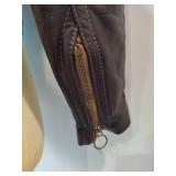 Vintage Harley Davidson AMF Brown Leather Biker Jacket (Size 38)