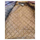 Vintage Harley Davidson AMF Brown Leather Biker Jacket (Size 38)