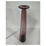 Wheaton Bullseye Ruby Red Bud Vase, Pink Swirl Vase & Tall Amethyst Vase