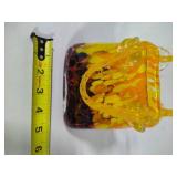 Murano Style Blown Glass Art Purse