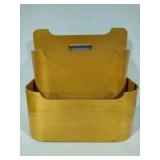 MCM Style Hanging or Floor Magazine Rack