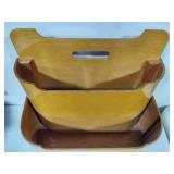 MCM Style Hanging or Floor Magazine Rack