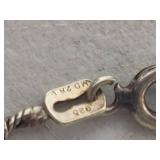 925 Lucas Lameth Caged Pendant/Necklace & Misc Sterling Necklaces/Pendants