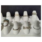 925 Sterling Assortment of Rings