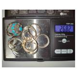 925 Sterling Assortment of Rings